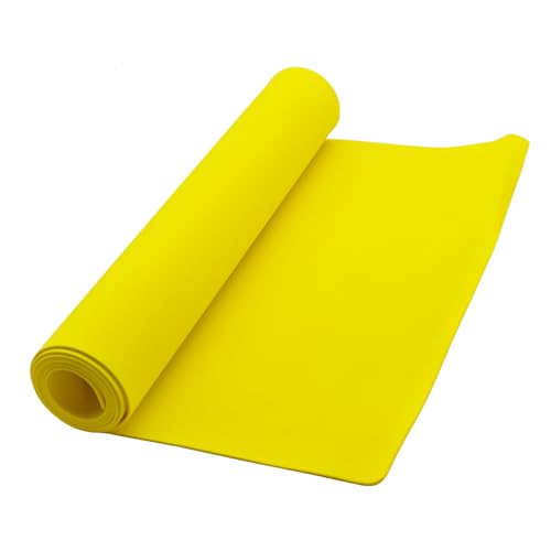 EVA Foam Roll | High Density 85kg/m3 | 2mm Thick | 48"x14" | Ideal for Cosplay, Crafts, DIY Projects (Yellow 1pcs) - color: Yellow 1pcs