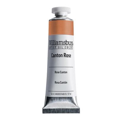 Williamsburg Artist Oil Colors by GOLDEN, Canton Rose, 37 ml tube, Professional Oil Paint, Opaque - color: Canton Rose, size: 1.25 Fl Oz (Pack of 1)