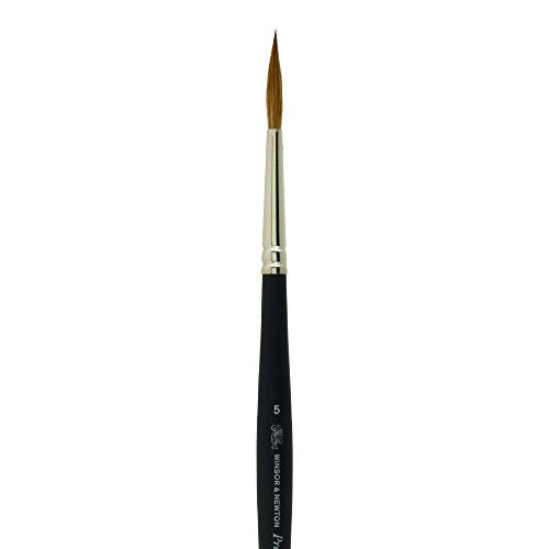 Winsor & Newton Professional Watercolour Sable Brush, Pointed Round #5 - size: #5, style: Pointed Round