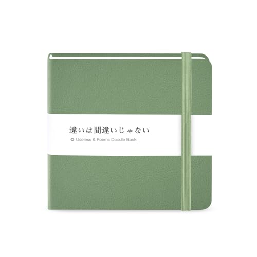 5x5" Sketchbook,Pocket Hardcover Notebooks,Sketch Books for Drawing Writing | 80gsm Blank Pages,96Sheet/192Pages,PU Leather Cover,Portable Small Size for Sketching,Diary Memo Planner.Sage Green - color: A-PU-Sage Green