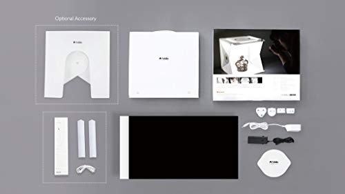 Foldio2 Plus + Extra Lights (15inch Lightbox for Product Photography with Extra Lights / 15" x 15" / Portable Studio, Dimmable LED Chips, CRI 97+, Background Sheet Included) - size: Foldio2 Plus + Extra Lights