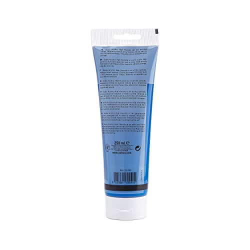 PEBEO Studio Acrylics High Viscosity, Fine Acrylic, 250 ml - Primary Cyan (169-049) - color: Primary Cyan, size: 8.45 Fl Oz (Pack of 1)