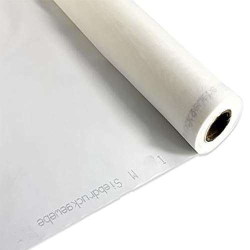 INTBUYING 3 Yards 160 Mesh 50"(1.27m) Width Silk Screen Printing 3 Yards 160 mesh(64T)