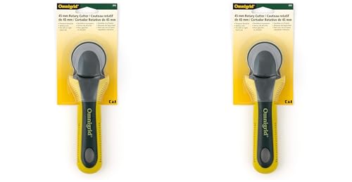 Omnigrid 45mm Pressure Sensitive Safety Rotary Cutter (Pack of 2) - size: 45 mm (Pack of 2)