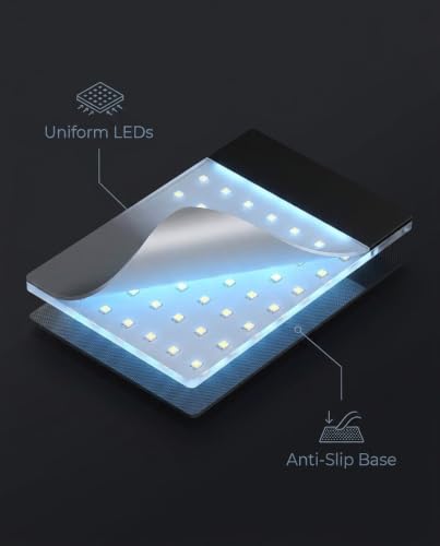 ZAICOLER LED Light Board, Flip Book Light Pads, Ultra Thin Portable Tracing Box with Adjustable Brightness & Non Slip Backing, Ideal for Drawing Animation & Art Craft