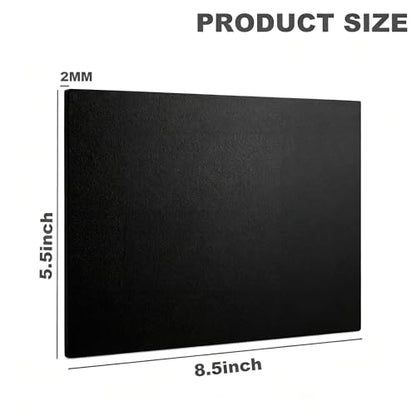 EVA Foam Sheets 5.5 x 8.5 Inch, 2mm Thick 12 Pack Non Adhesive Craft Foam Sheets for Cosplay Armor Props, Scrapbooking, Classroom Art Projects, DIY Handmade & Hobby Craft Supplies (Black) - color: Black