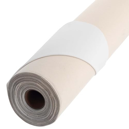 Paramount Universal Primed Cotton Canvas Roll – 11oz, 60" x 30 Yards – Professional-Grade, Medium Tooth, Acid-Free Canvas for Oil & Acrylic Painting