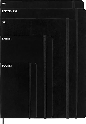 Moleskine Classic Notebook, Soft Cover, Pocket (3.5" x 5.5") Plain/Blank, Black, 192 Pages