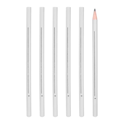 PATIKIL B Graphite Pencils for Drawing, 6Pcs Sketching Pencils Wood Art Supplies Set Hexagonal Pen Break-Resistant Lead for Painting Sketching Artist Design - style: B