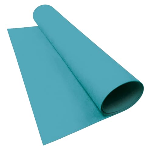 LotusFoam Large 3mm EVA Foam Sheet - 44"x 85" High Density Foam 130 kg/m3 for Cosplay, Costumes, Crafts, Flooring, Outdoor Use - 35 Colors (Aqua) - Aqua - color: Aqua