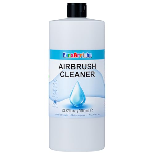 FansArriche Airbrush Cleaner, 33.82 fl oz Air Brush Cleaning Solution - size: 33.82 Fl Oz (Pack of 1)