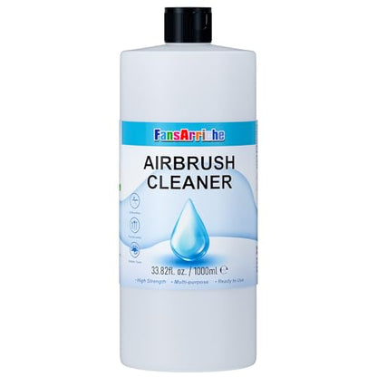 FansArriche Airbrush Cleaner, 33.82 fl oz Air Brush Cleaning Solution - size: 33.82 Fl Oz (Pack of 1)