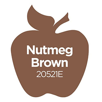 Apple Barrel Acrylic Paint, Nutmeg Brown (Pack of 3) 2 oz, 20521EA- (Pack of 3) - color: Nutmeg Brown, size: 2 Fl Oz (Pack of 3)