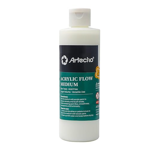 Artecho Pouring Effects Medium 8oz / 236ml | Acrylic Medium, For Acrylic Paint - size: 8 Fl Oz (Pack of 1)