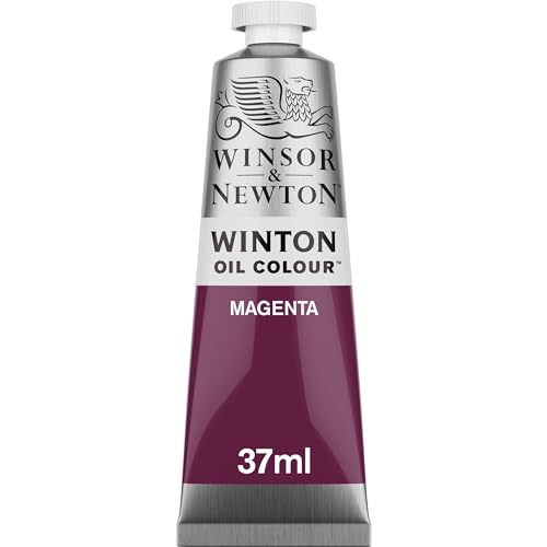 Winsor & Newton Winton Oil Color, 37ml Tube, Magenta | High-quality pigments, Durable, Lightfast, Permanent, Uniform Consistency, Great Pigment Load - color: Magenta, size: 1.25 Fl Oz (Pack of 1), style: 1.25-oz Tube