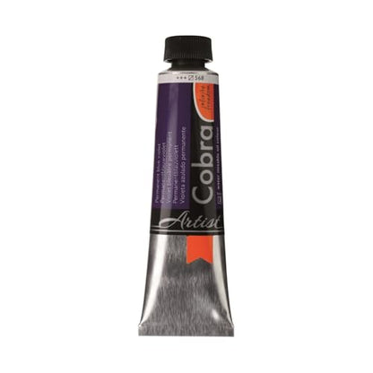 Cobra Water-Mixable Oil Color 40 ml Tube - Permanent Blue Violet