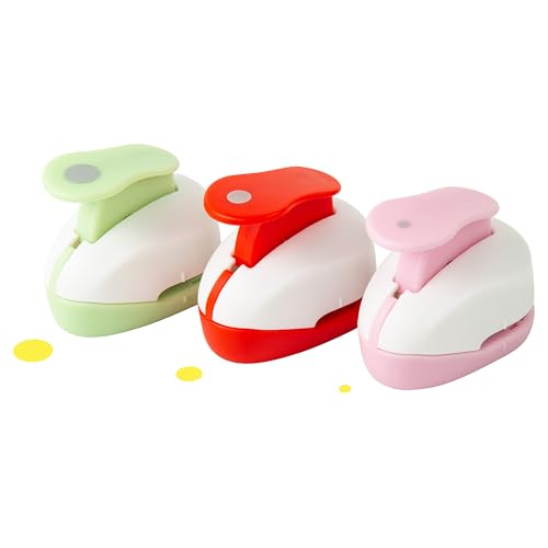 QIQQIKIN Circle Paper Punch Set- 3 Pieces (3mm, 6mm, 9mm),Small Hole Puncher,Shape Cutters for Paper,Craft,Tag Punches,Mini Circular,Crafts Punches,Scrapbooking Crafting,DIY Card Making - size: 3PCS circle 3mm+6mm+9mm