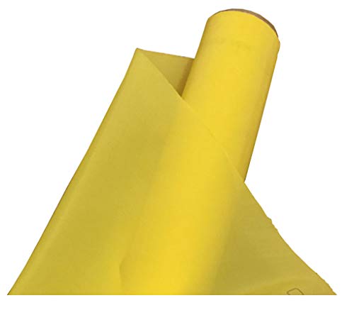 YLZ Screen Printing Mesh Polyester Silk Screen Fabric Cloth-230Mesh/90T 65Inch x 39Inch Yellow - size: 65" x 39"