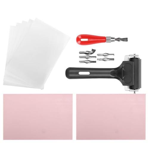Anu Limen Rubber Carving Kit Block Stamp Making Set Printmaking Printing Art Craft with Cutter Tools