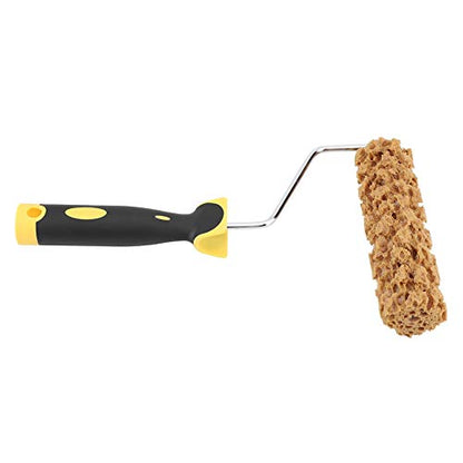 Texture Roller Paint Brush, 6.3inch Textured Paint Roller, Foam Wall Texture Roller with Plastic Handle, Versatile Sponge Painting Rollers for Blending, Highlighting