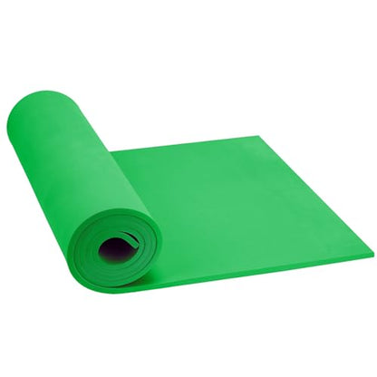 Do²ping Green Eva Foam Sheets roll, 6mm eva Craft Foam 49''x13.9'' High Density 86kg/m3 for Cosplay - color: Green, size: Thickness 6mm