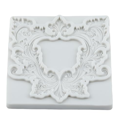 Baroque Relief Frame Polymer Clay Molds Photo Frame Silicone Mold | DIY Craft Epoxy Resin Casting Polymer Clay Tools Crafts Air Dry Jewelry Making - color: Style E