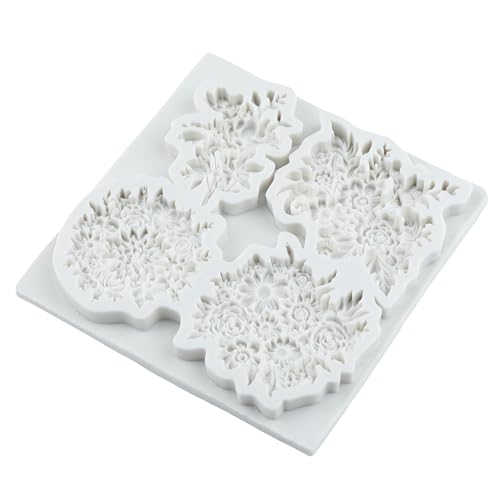 Flower Polymer Clay Mold Daisy Flower Leaves Silicone Molds - color: Style H