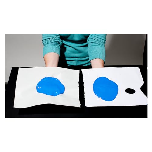 SoHo Urban Artist Disposable White Paper Palette Pads - Thick Paper Palettes for Acrylics, Oils, Watercolors, & More! - No Thumb Hole - 9 x 12