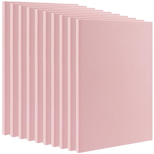 MOUYAT 10 Pack 8 x 6 Inch Pink Rubber Carving Blocks, Rubber Linoleum Block Stamp for Printmaking, DIY Craft Project - color: Pink, size: 6x8 Inch 10 PCS