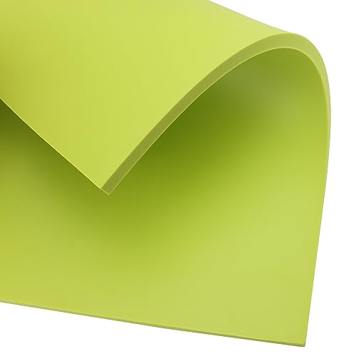 5 PCS Green A4 Rubber Carving Blocks, 8.3 x 11.8 Inch Large Stamp Block, Soft Rubber Stamping for Printmaking, Linoleum for Engraving Crafts - color: Green