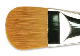 Creative Mark Art Supplies Large Mural Synthetic Golden Taklon Paint Brush - Filbert #30 - Artist Supplies for Acrylics, Watercolors, and Oils - Durable, Resilient, Seamless Ferrules - color: Filbert, size: 30