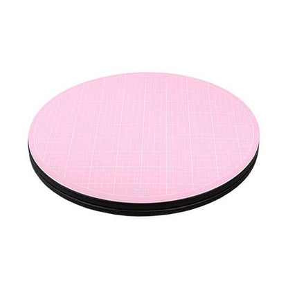 Sue Daley Designs Pink 10" Rotating Cutting Mat EPP English Paper Piecing Patchwork Sewing Quilting self Healing