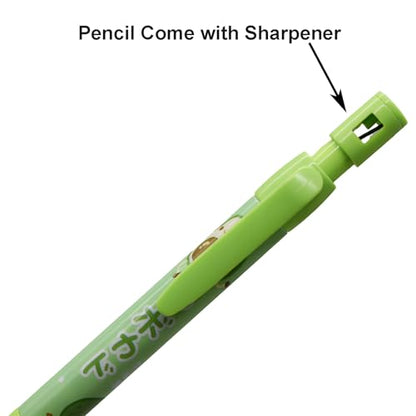 Maydahui 12 PCS Avocado Fruit Mechanical Pencil with Sharpener/Refills
