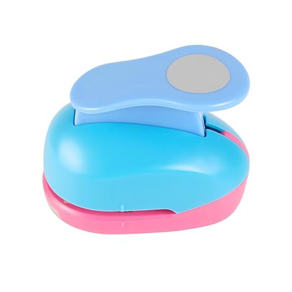 Circle Punch 1.5 inch Craft Lever Punch Circle Shape Lever Handmade Paper Candy Color by Random 1.5 inch（38mm） - color: EVA-Circle-1.5