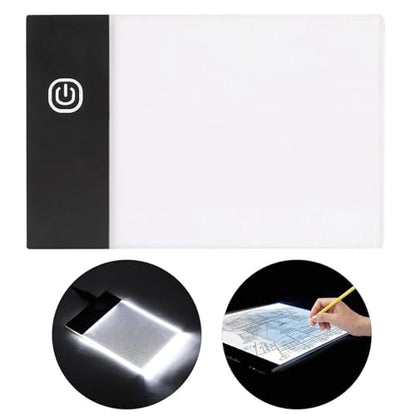 A6 Portable LED Light Box small light pad LED Light Board small light pad Artcraft Tracing Light Pad LED Drawing Tablet, Light Board flip book paper for Mesas de Luz