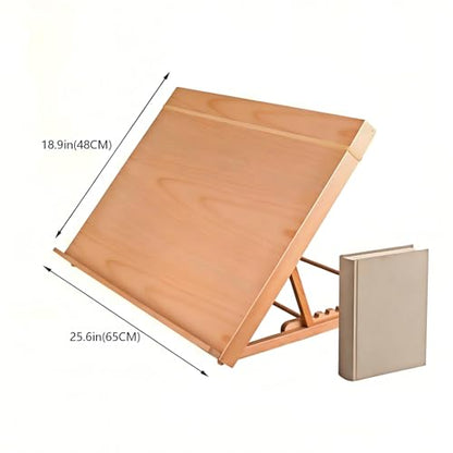 HSK A2 Light Pad Professional Custom Wooden Stand，A2 Light Box Stand and Light Pad Stand,19 Inches by 26 Inches