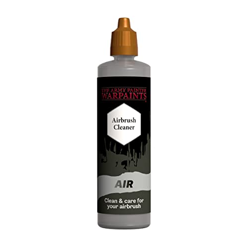 The Army Painter, Airbrush Cleaner, 100 ml dropper bottle | Cleaner for acrylic paints, for airbrushing and maintenance of Wargame miniatures and board games