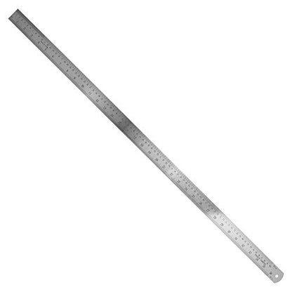 Pacific Arc Stainless Steel Ruler Inch and Metric, with 32nd and 64th Graduations, 36 Inches - style: 36 In