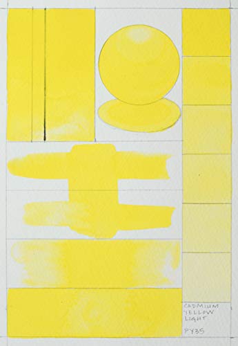 GOLDEN QoR Artist Watercolors, Cadmium Yellow Light, 11 ml Tube, Professional Watercolor Paint, Semi-Transparent - color: Cadmium Yellow Light