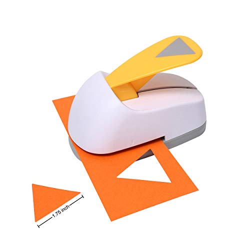 Craft Lever Punch Side Length 1.75inch Equilateral Triangle Punch Professional Tool for Paper Crafting DIY Projects，Gifts，Stationery，Education，Greeting Cards Arts Fun Projects - color: Triangle
