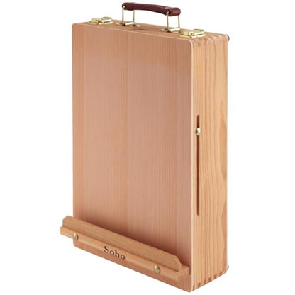 Jerry's Artarama Master Artist Oil Paint Set Includes Wood Art Supply Carrying Case Sketchbox w/Easel & 5-Pack 12x16 Canvas Panels for Painting