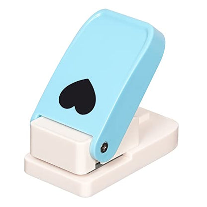 1 Inch Heart Punch 25.4mm Heart Cutter Tool Valentine's Day Handmade Paper Craft Lever Punches for Paper Crafts DIY Handmade Crafting Scrapbooking,Cardstock,Greeting Cards Arts Fun Projects - color: 1 inch Heart