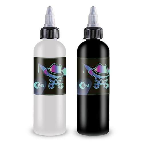 OPHIR 8.4 OZ Airbrush Paint Set, Black & White 2 Colors Acrylic Paint | Classic Black and White Shades for Model Painters, Artists, DIY Creators, Miniature Figures and Crafts - color: Black+White Set