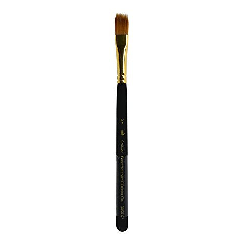 Princeton Mini-Detailer Grainer Brush, Synthetic, Short Handle, Size 3/8 inch, 1 Count - color: Black, size: 3/8