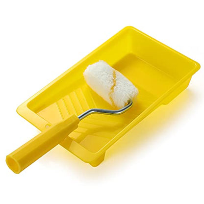 NANJA 2" Mini Paint Roller Kit Plastic Tray,Roller Frame Microfiber Roller | Touch Up Trim Kit with Tray, frame & covers.For trim,touch-ups,cabinets,doors,DIY.