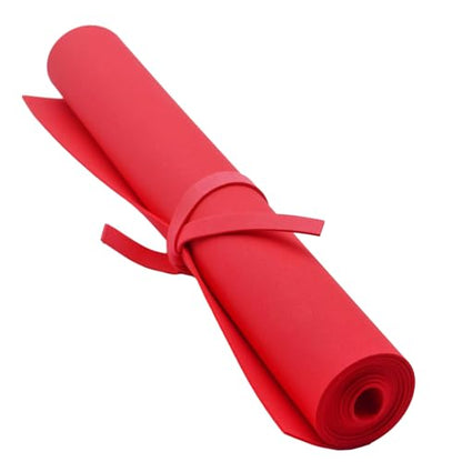 EVA Foam Roll | High Density 85kg/m3 | 2mm Thick | 48"x14" | Ideal for Cosplay, Crafts, DIY Projects (Red 1pcs) - color: Red 1pcs