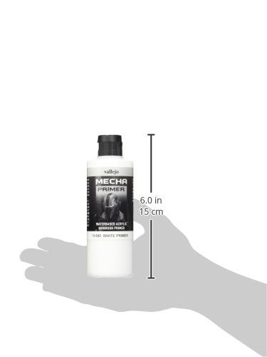 Vallejo White Painting Accessories, 6.76 Fl Oz (Pack of 1) (VJ74640) - color: White Primer, size: 6.76 Fl Oz (Pack of 1)