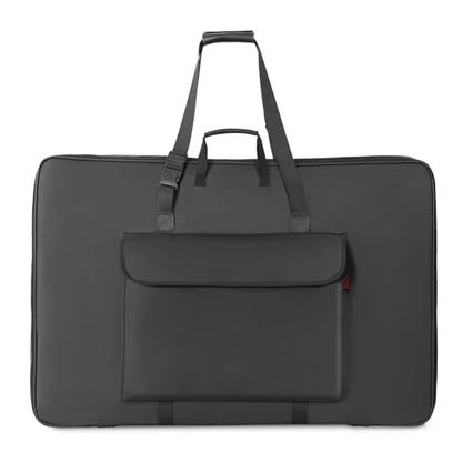 Premium Art Portfolio Case - 32" x 42" - Soft Sided - Foldable - Waterproof & Tear Resistant - Artwork, Photography, Sketch, LCD, Monitor, Solar Panel - Shoulder Straps & Handles - size: 32 x 42