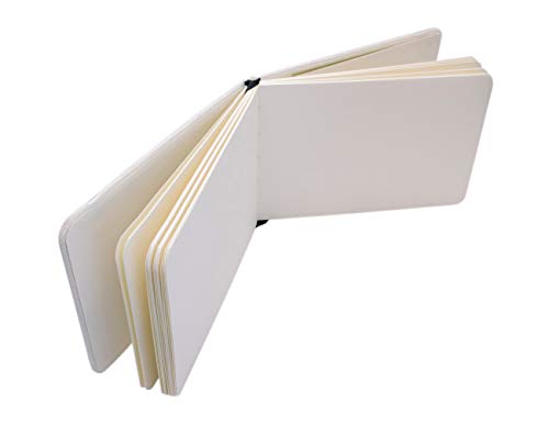 Etchr A5 Landscape Sketchbook - Hot Press Mixed Media- Hardcover Drawing Book 8.3”x5.8 with 52 Pages