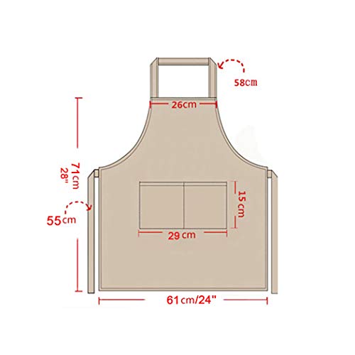 16 Pack Green Bib Plain Aprons Bulk for Women Men Adult with 2 Pockets-Chef Cooking Kitchen Painting Baking Restaurant Servers (16 pcs,Green) - color: Green